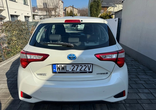 Toyota Yaris cena 52500 przebieg: 57000, rok produkcji 2018 z Warszawa małe 121